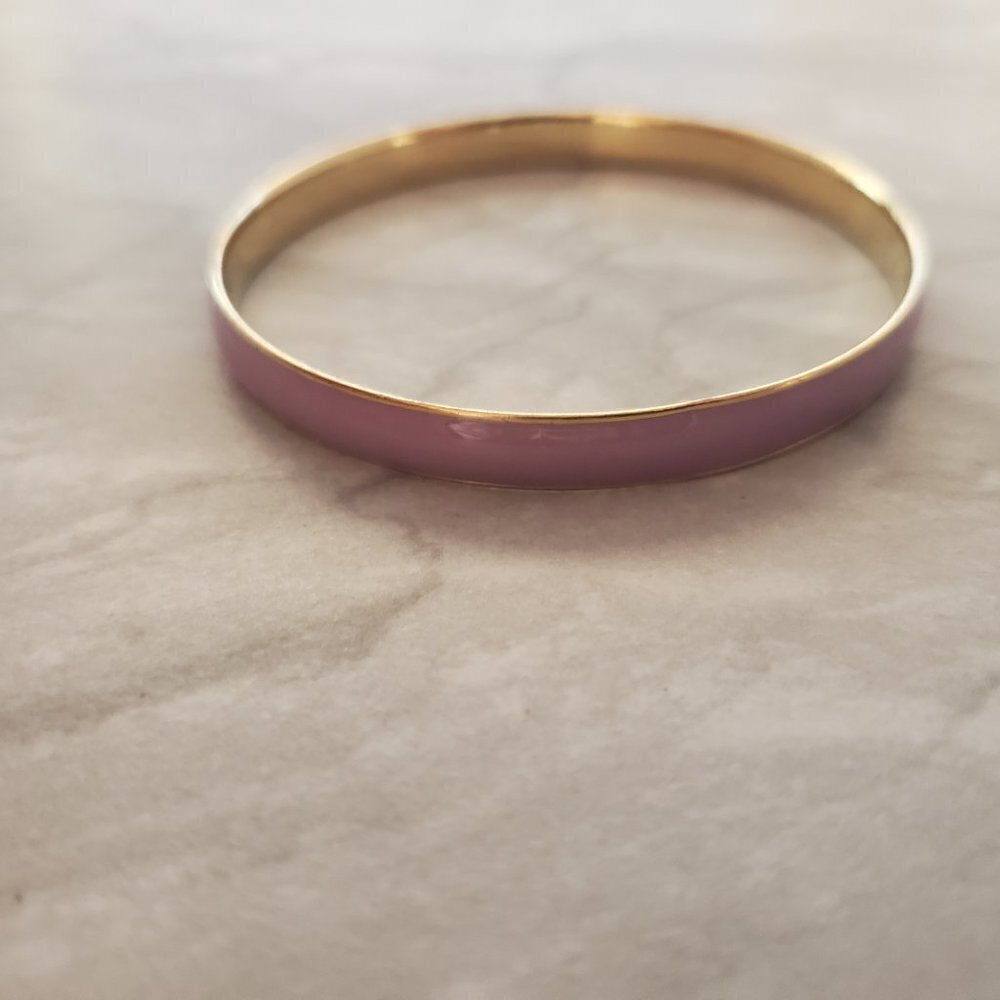 💜 Vintage Y2k 00s 2000's J. Crew Lavender Purple Skinny Bangle 💜 - Picture 3 of 8